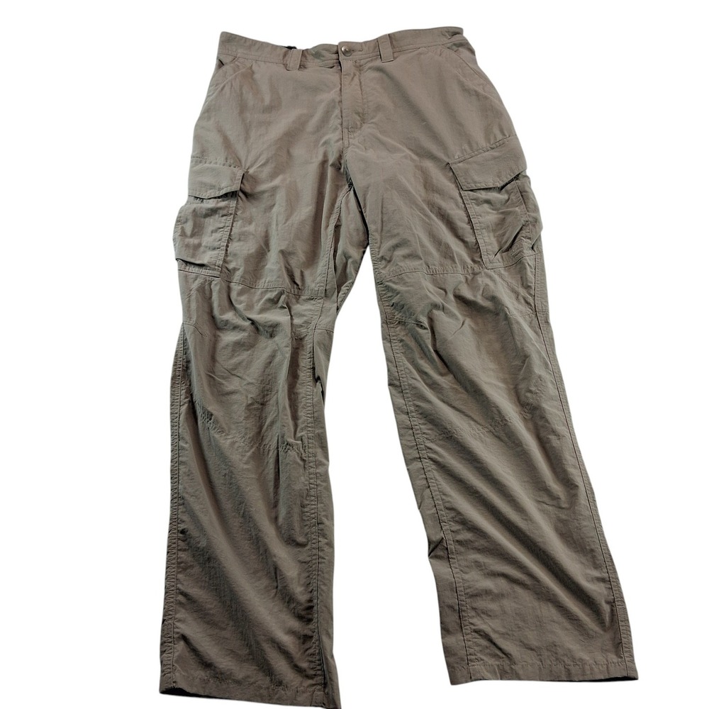 REI Cargo Pants Mens L x‎ 30 Brown Hiking Outdoor Utility Nylon 861970